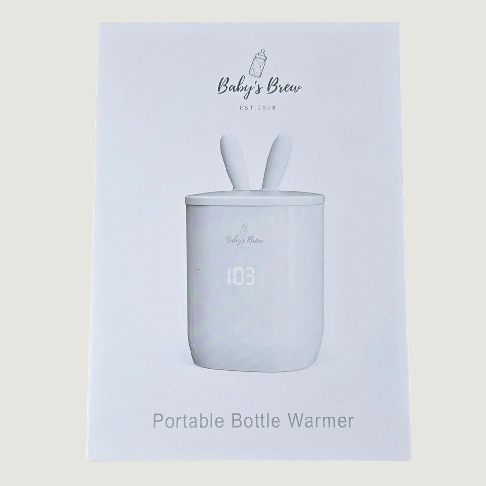 Baby's Brew‎ Portable Bottle Warmer T5-18B White Rechargeable NEW in Box